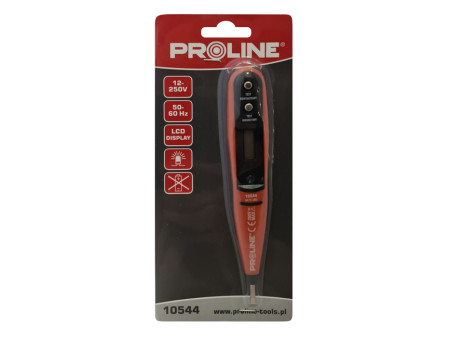 PROLINE ανιχνευτής τάσης 10544 με εύρος μέτρησης 12-250V, 50-500Hz, 16cm