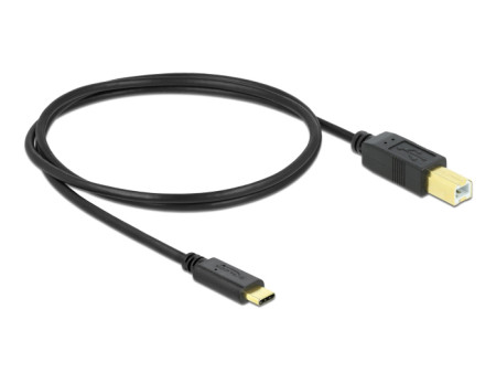 DELOCK καλώδιο USB-C σε USB Type B 83601, 1m, μαύρο