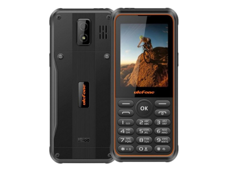 ULEFONE κινητό τηλέφωνο Armor Mini 3, IP68, 2.8", dual SIM, μαύρο