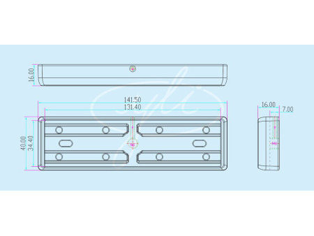 YLI ELECTRONIC Στήριγμα πλάκας μαγνήτη τύπου I MBK-280I