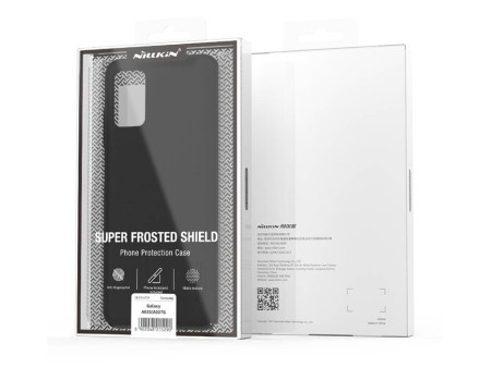 NILLKIN θήκη Super Frosted Shield για Samsung Galaxy A03S/A037G, μαύρη