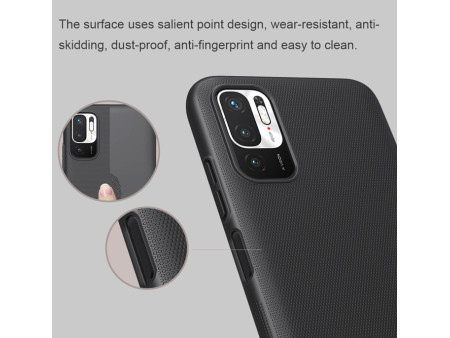 NILLKIN θήκη Super Frosted Shield για Xiaomi Note 11 5G/M4 Pro 5G, μπλε