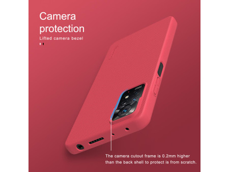 NILLKIN θήκη Super Frosted Shield για Xiaomi Note 11 Pro/Pro+/11i, μαύρη