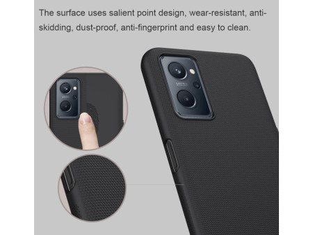 NILLKIN θήκη Super Frosted Shield για Realme 9i, μαύρη