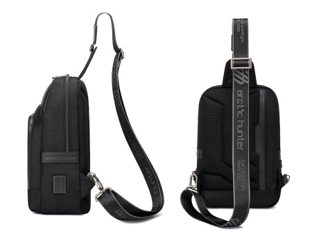 ARCTIC HUNTER τσάντα Crossbody XB00116 με θήκη για tablet, 7L, μαύρη