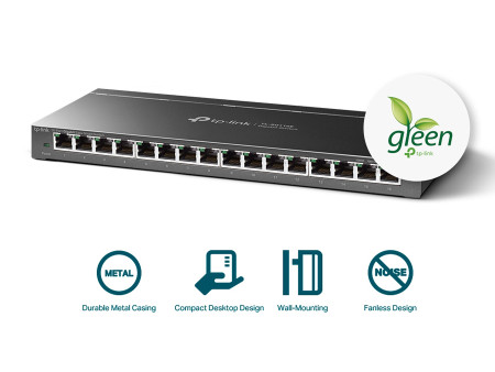 TP-LINK Easy Smart Switch TL-SG116E, 16-Port Gigabit, Ver. 1.2