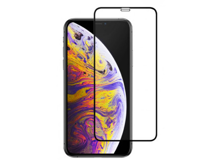 POWERTECH Tempered Glass 5D Full Glue TGC-0265 για iPhone X, μαύρο