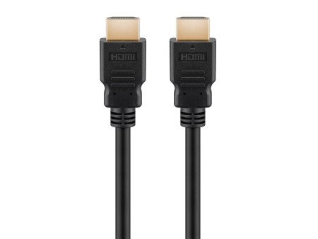 GOOBAY καλώδιο HDMI 2.0 60623 με Ethernet, 4K/60Hz, 18 Gbps, 3m, μαύρο