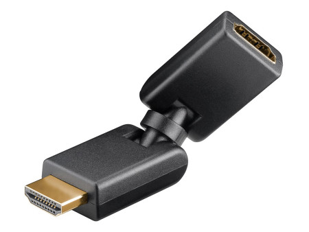 GOOBAY αντάπτορας HDMI 60757, 360° περιστρεφόμενος, 4K/60Hz, μαύρος