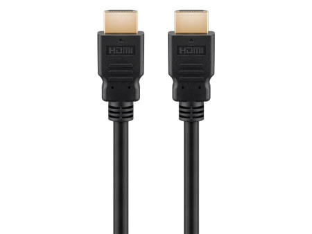 GOOBAY καλώδιο HDMI 2.1 58267 certified, ARC 8K/60Hz 48Gbps, 0.5m, μαύρο