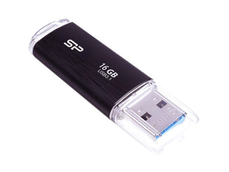 SILICON POWER USB Flash Drive Blaze B02, 16GB, USB 3.2, μαύρο