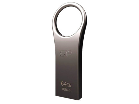 SILICON POWER USB Flash Drive Jewel 80, 64GB, USB 3.2, ασημί