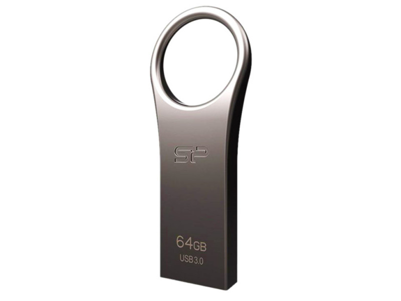 SILICON POWER USB Flash Drive Jewel 80, 64GB, USB 3.2, ασημί