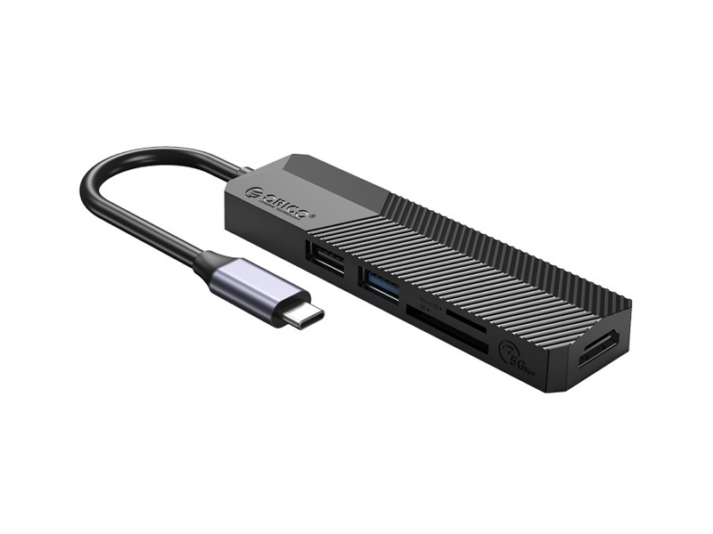 ORICO docking station MDK-5P, 5 θυρών, USB-C σύνδεση, 4K, μαύρο