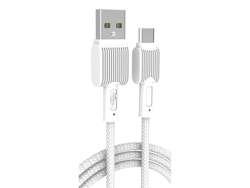 POWERTECH καλώδιο USB σε USB-C eco PTR-0111, 12W 2.4A, 1m, λευκό