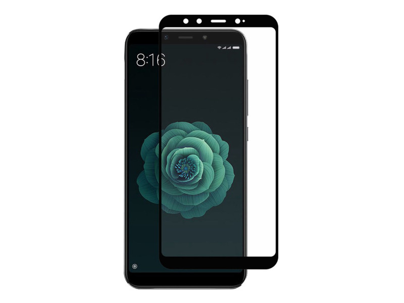 POWERTECH Tempered Glass 5D Full Glue για Xiaomi Mi A2, μαύρο