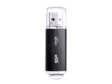 SILICON POWER USB Flash Drive Blaze B02, 128GB, USB 3.2, μαύρο