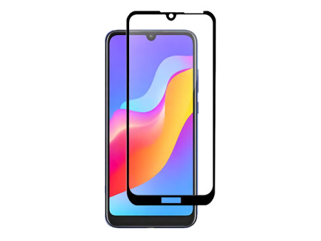 POWERTECH Tempered Glass 5D Full Glue, Huawei Y5/Pro/Prime 2019, μαύρο