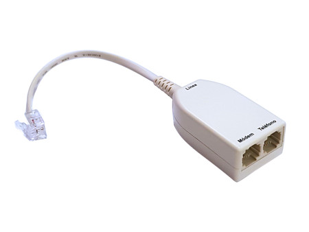 POWERTECH ADSL Splitter με φίλτρο ADSL-05, μπεζ