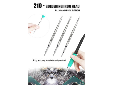 KAISI σετ soldering tip C210, τύπου I/IS/K, 3τμχ