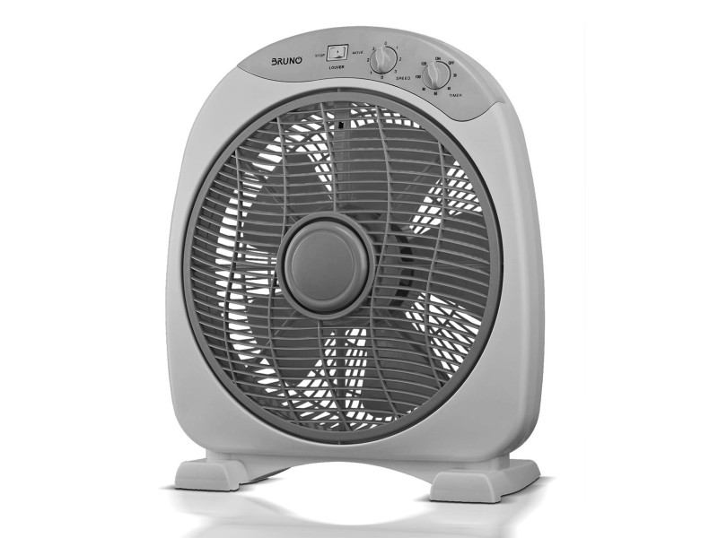 BRUNO ανεμιστήρας Box Fan BRN-0184, επιτραπέζιος/δαπέδου, 38W 32cm, γκρι