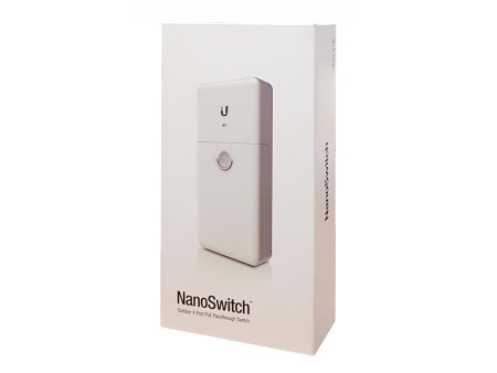 UBIQUITI PoE NanoSwitch N-SW, 4-Port 10/100/1000Mbps, outdoor