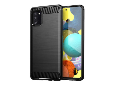 POWERTECH θήκη Carbon MOB-1727 για Samsung A03S, μαύρη