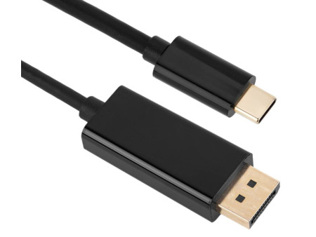 POWERTECH καλώδιο USB-C σε DisplayPort PTH-071, 4K/60Hz, 2m, μαύρο