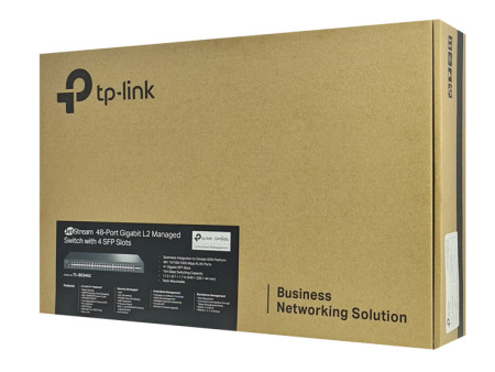 TP-LINK JetStream L2 managed switch TL-SG3452, 48-Port, 4x SFP, Ver 1.0