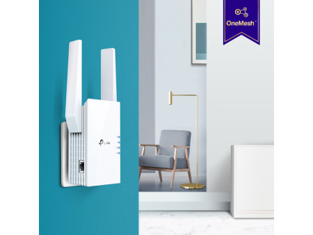 TP-LINK range extender RE605X, AX1800 dual band, WiFi 6, mesh, Ver 2.0