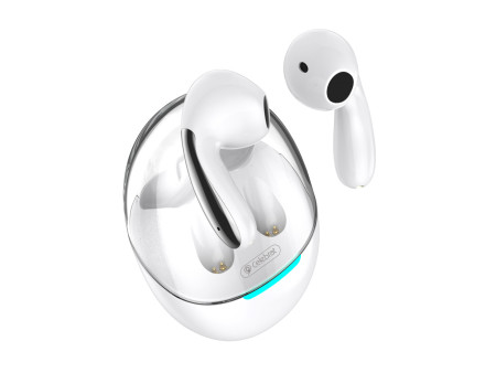 CELEBRAT earphones με θήκη φόρτισης W51, True Wireless, Φ13mm, λευκά