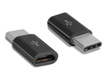 POWERTECH αντάπτορας USB-C σε Micro USB θηλυκό CAB-UC043, longer tip