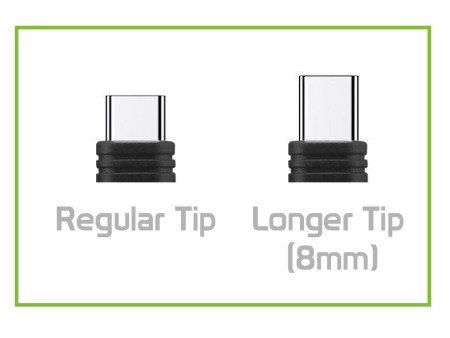 POWERTECH αντάπτορας USB-C σε Micro USB θηλυκό CAB-UC043, longer tip