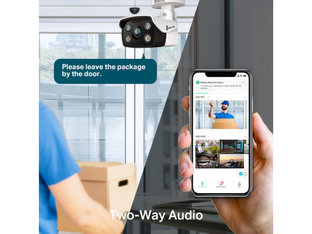 TP-LINK IP κάμερα VIGI C340-W, 4mm, 4MP, Wi-Fi, SD, IP66, Ver. 1.0