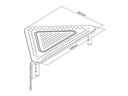 BRATECK επιτραπέζια βάση STB-083 για οθόνη 13"-32" & laptop, έως 20kg