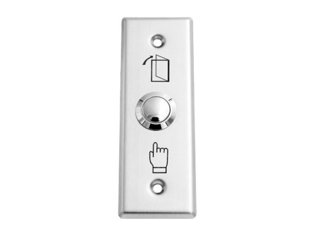 SECUKEY Χωνευτό μπουτόν SCK-CBUTTON1, 3Α, ασημί