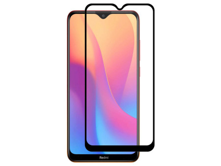 POWERTECH Tempered Glass 5D, Full Glue, Xiaomi Redmi 8A, μαύρο