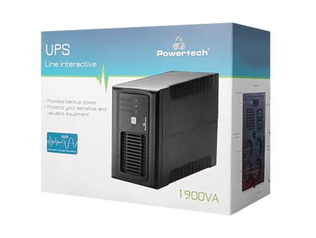 POWERTECH UPS Line Interactive PT-1900LIU, 1900VA, 1140W