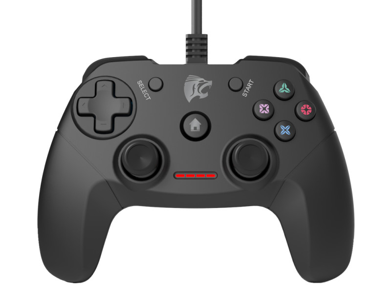 ROAR ενσύρματο gamepad R100WD, με vibration, PC, PS3 & Android TV box