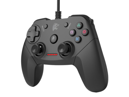 ROAR ενσύρματο gamepad R100WD, με vibration, PC, PS3 & Android TV box