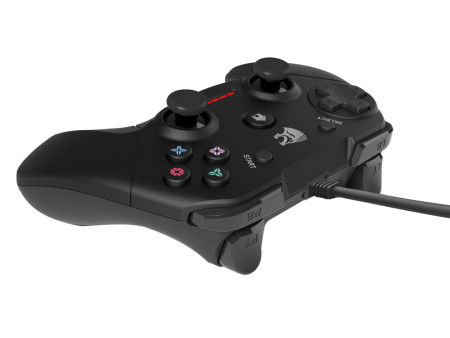 ROAR ενσύρματο gamepad R100WD, με vibration, PC, PS3 & Android TV box