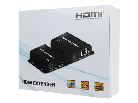 POWERTECH HDMI video extender CAB-H114 μέσω καλωδίου RJ45, 1080p, 60m