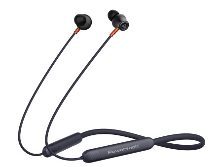 POWERTECH earphones PT-1228 με μαγνήτη, Bluetooth ENC 10mm 180mAh, μαύρα