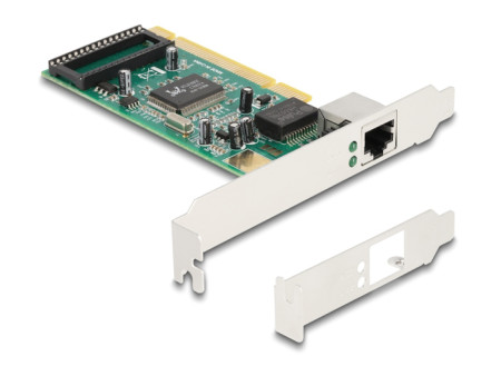 DELOCK κάρτα επέκτασης PCI σε 1x RJ45 Gigabit 88084, 1000Mbps