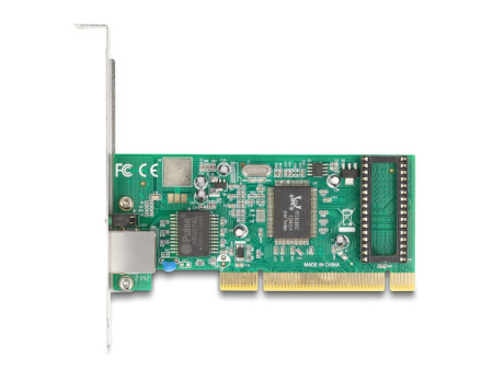 DELOCK κάρτα επέκτασης PCI σε 1x RJ45 Gigabit 88084, 1000Mbps