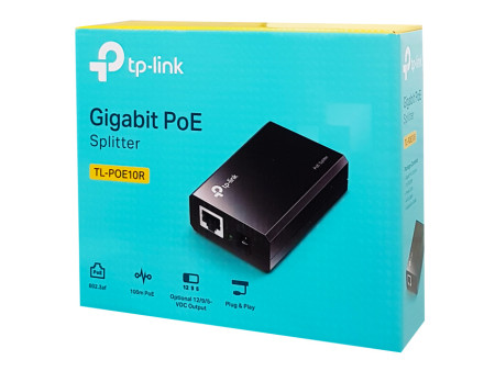 TP-LINK PoE splitter TL-POE10R, 2x 10/100/1000Mbps, Ver. 11.0