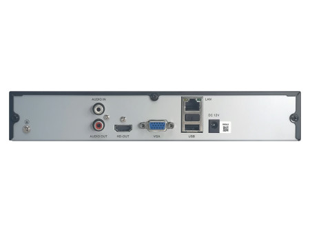 POWERTECH NVR καταγραφικό με 4 κάμερες PT-1233, 4K, 4MP, 9 κανάλια