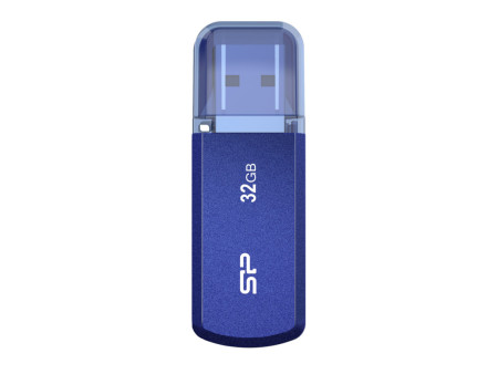 SILICON POWER USB Flash Drive Helios 202, 32GB, USB 3.2, μπλε