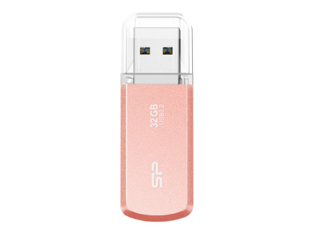 SILICON POWER USB Flash Drive Helios 202, 32GB, USB 3.2, ροζ χρυσό