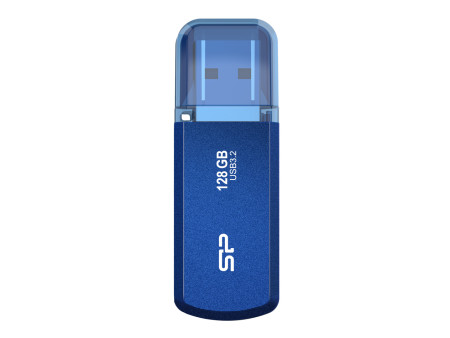 SILICON POWER USB Flash Drive Helios 202, 128GB, USB 3.2, μπλε